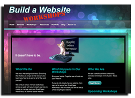 Build A Website Workshops Home Page