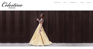 Celestino Couture new home page