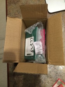 Printed circuit boards arriving in a box