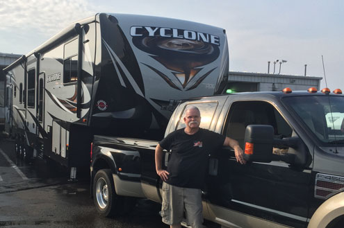 Ron with new RV