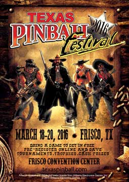 Texas Pinball Festival poster