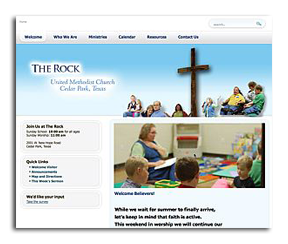TheRockUMC.org home page